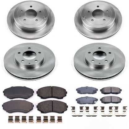PowerStop 04-06 Mazda MPV Front & Rear Autospecialty Brake Kit (KOE4041)