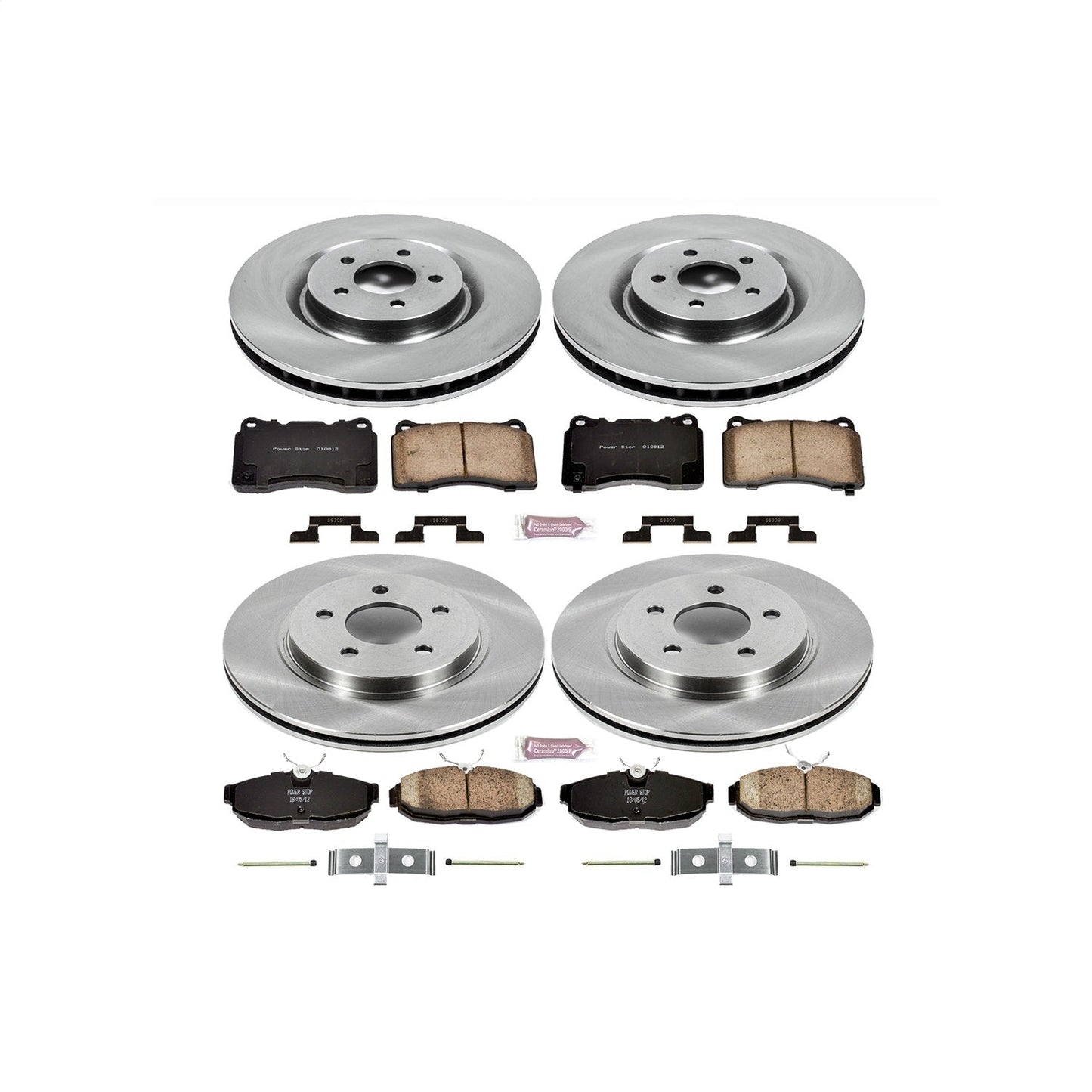 PowerStop 07-11 Ford Mustang Front & Rear Autospecialty Brake Kit (KOE4042)
