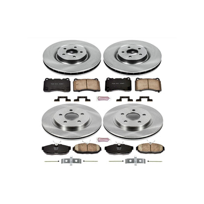 PowerStop 07-11 Ford Mustang Front & Rear Autospecialty Brake Kit (KOE4042)