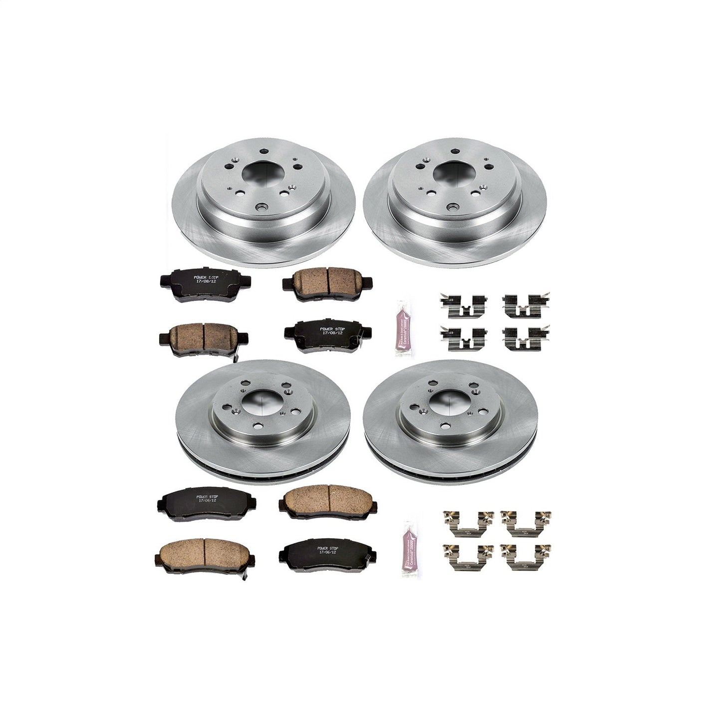 PowerStop 05-10 Honda Odyssey Front & Rear Autospecialty Brake Kit (KOE4044)