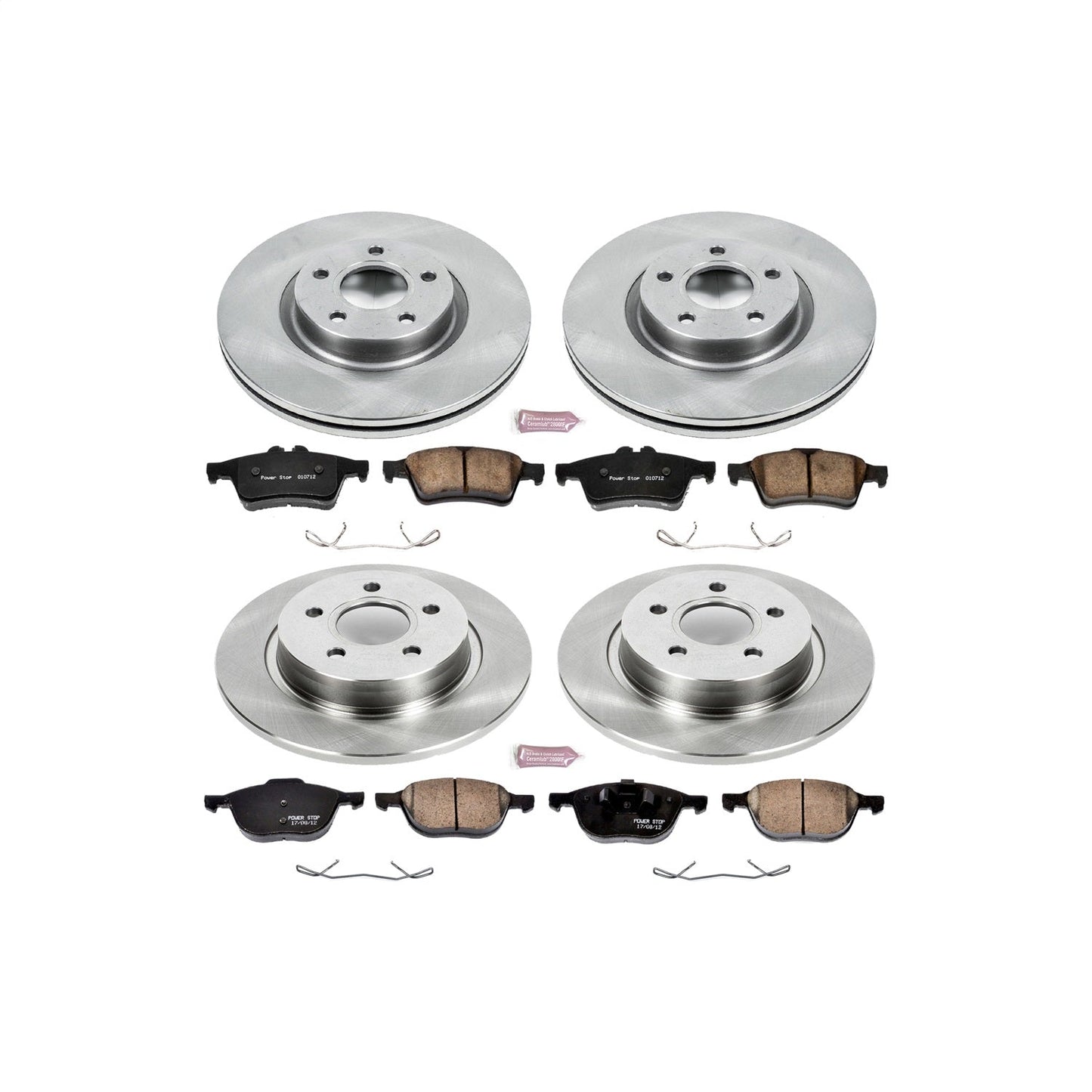 PowerStop 08-13 Volvo C30 Front & Rear Autospecialty Brake Kit (KOE4051)