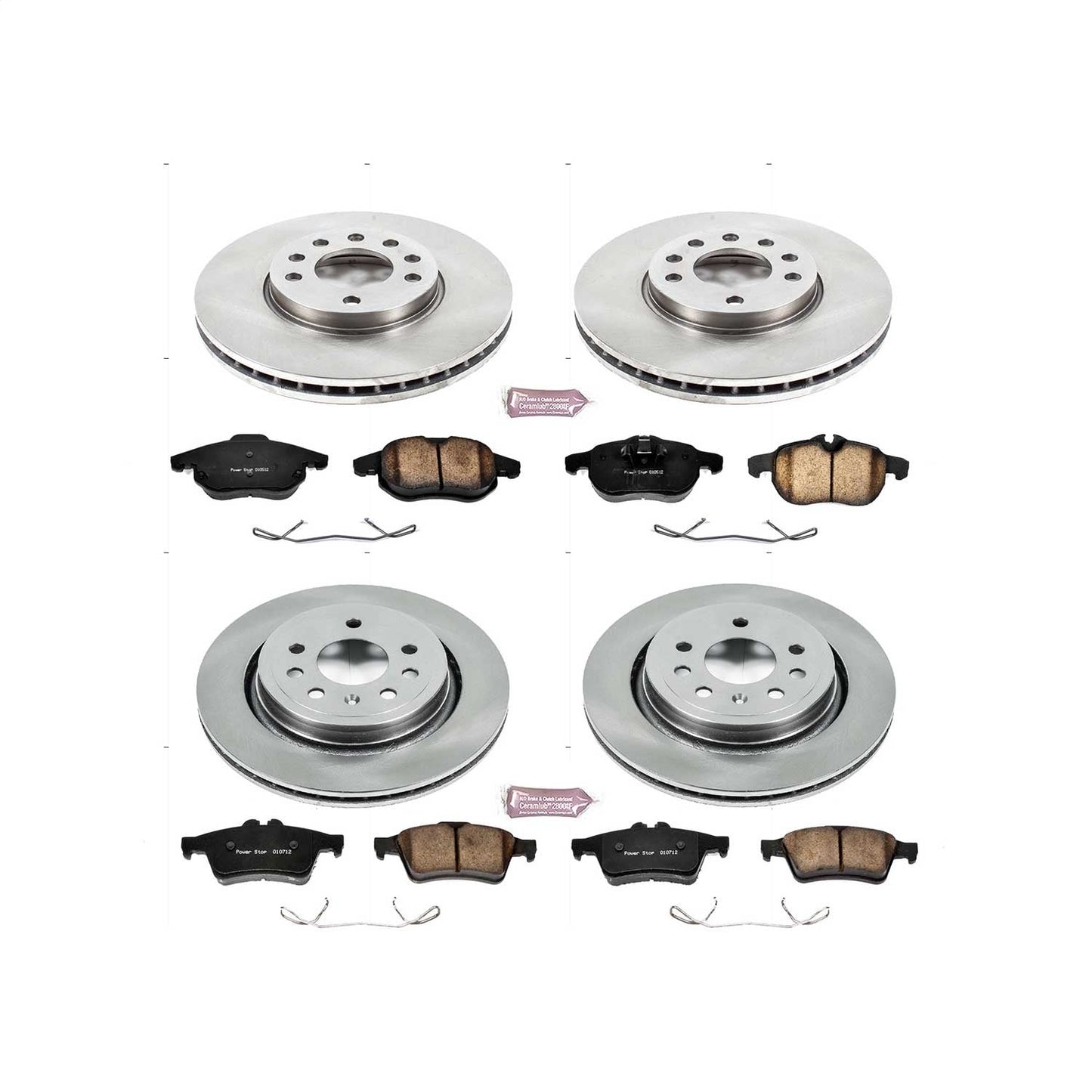 PowerStop 06-07 Saab 9-3 Front & Rear Autospecialty Brake Kit (KOE4054)