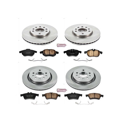 PowerStop 06-07 Saab 9-3 Front & Rear Autospecialty Brake Kit (KOE4054)