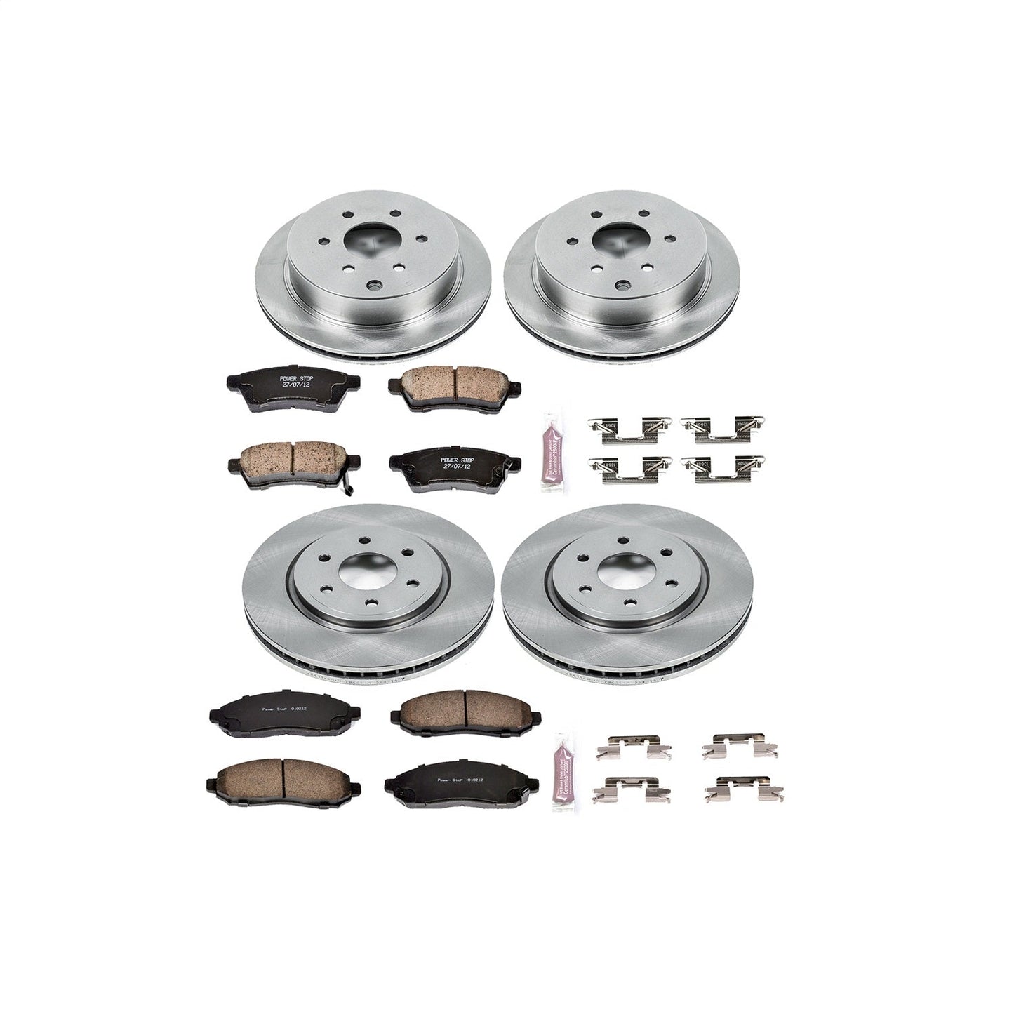 PowerStop 05-18 Nissan Frontier Front & Rear Autospecialty Brake Kit (KOE4062)