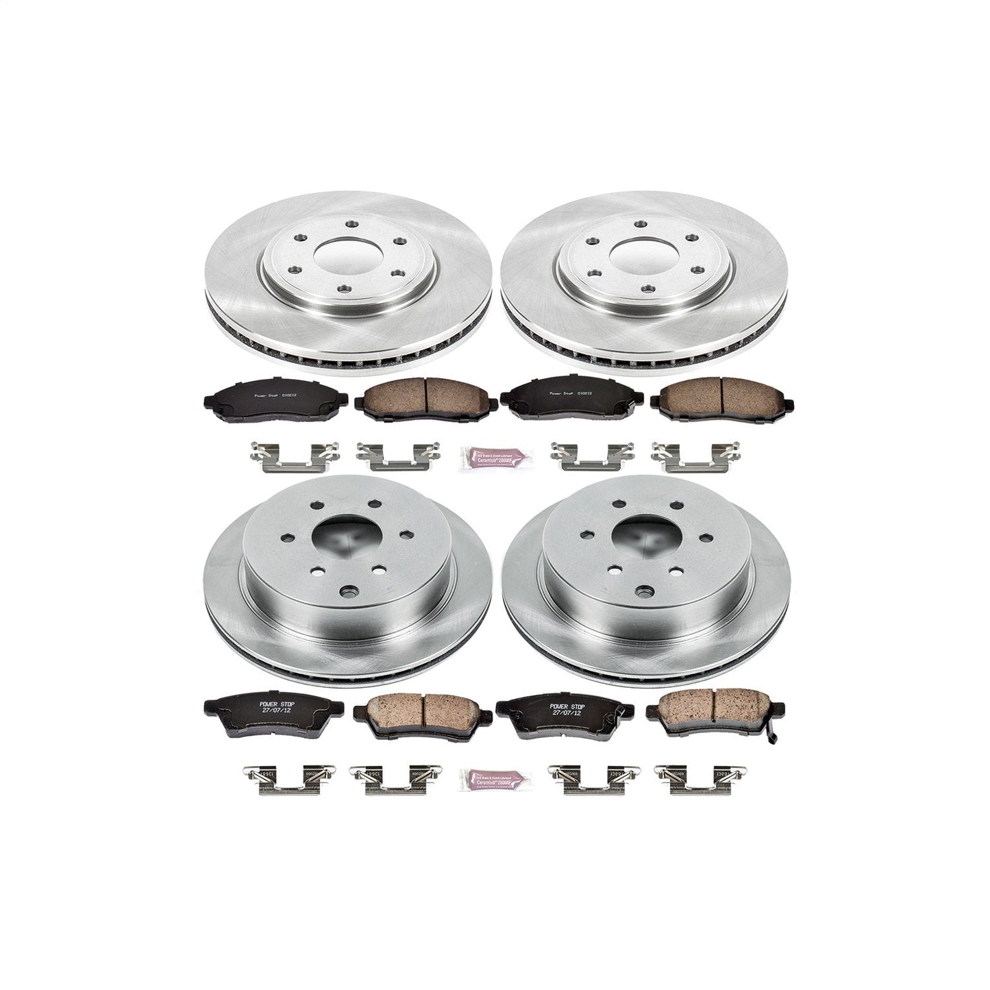 PowerStop 05-18 Nissan Frontier Front & Rear Autospecialty Brake Kit (KOE4063)