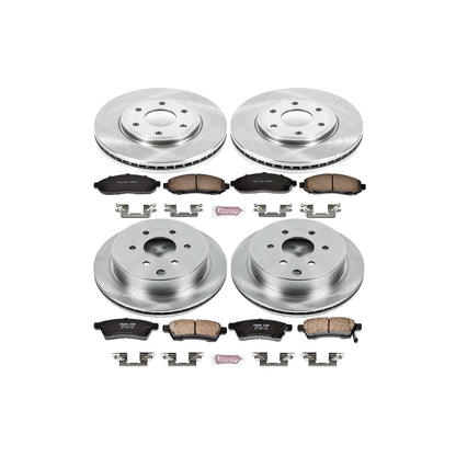 PowerStop 05-18 Nissan Frontier Front & Rear Autospecialty Brake Kit (KOE4063)