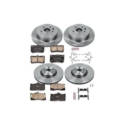 PowerStop 07-11 Lexus GS350 Front & Rear Autospecialty Brake Kit (KOE4070)