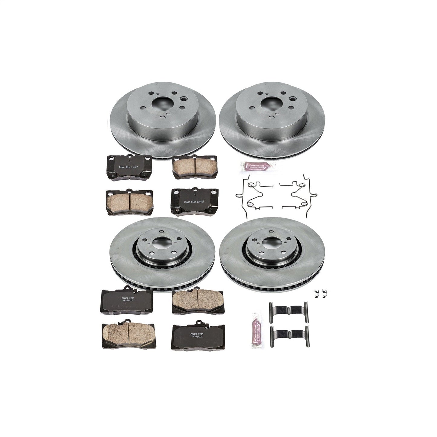 PowerStop 07-11 Lexus GS350 Front & Rear Autospecialty Brake Kit (KOE4071)