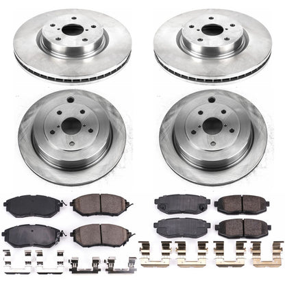 PowerStop 06-07 Subaru B9 Tribeca Front & Rear Autospecialty Brake Kit (KOE4088)