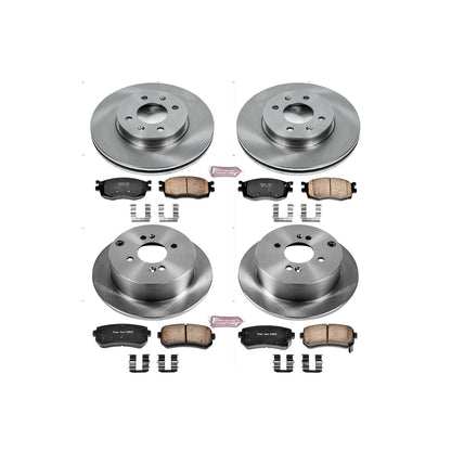 PowerStop 06-07 Hyundai Accent Front & Rear Autospecialty Brake Kit (KOE4091)