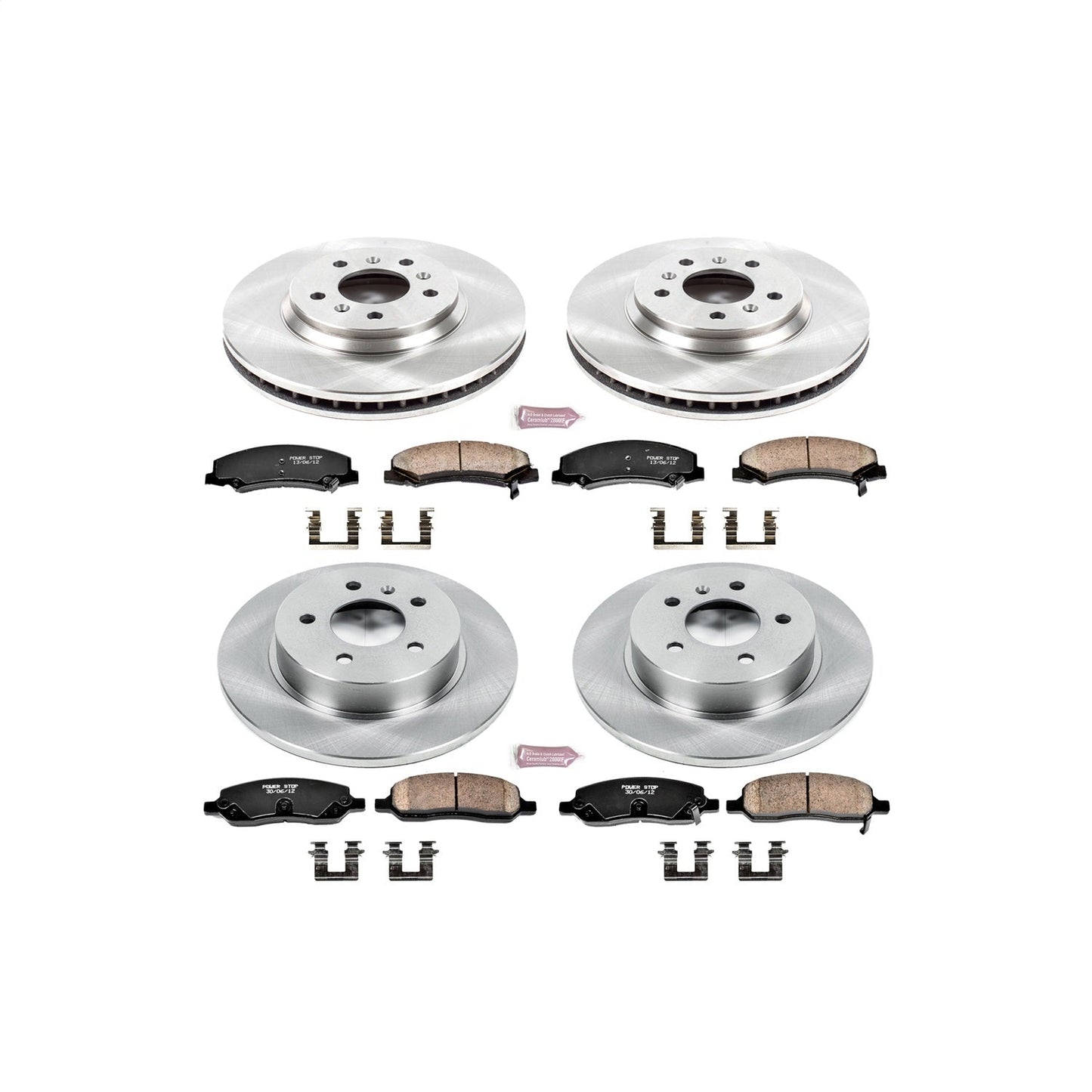 PowerStop 06-11 Buick Lucerne Front & Rear Autospecialty Brake Kit (KOE4096)