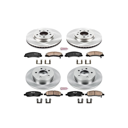 PowerStop 06-11 Buick Lucerne Front & Rear Autospecialty Brake Kit (KOE4096)