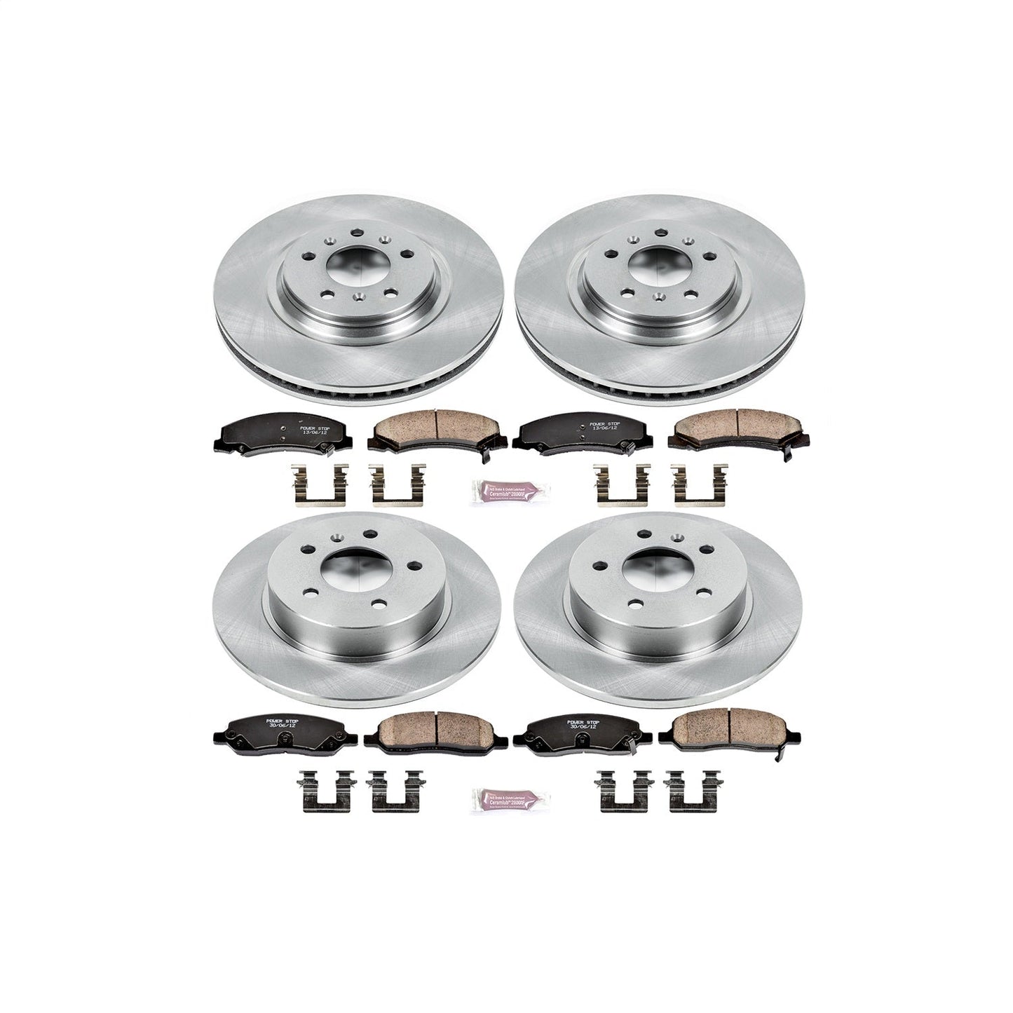 PowerStop 06-11 Buick Lucerne Front & Rear Autospecialty Brake Kit (KOE4097)