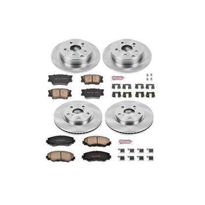 PowerStop 10-12 Lexus HS250h Front & Rear Autospecialty Brake Kit (KOE4100)