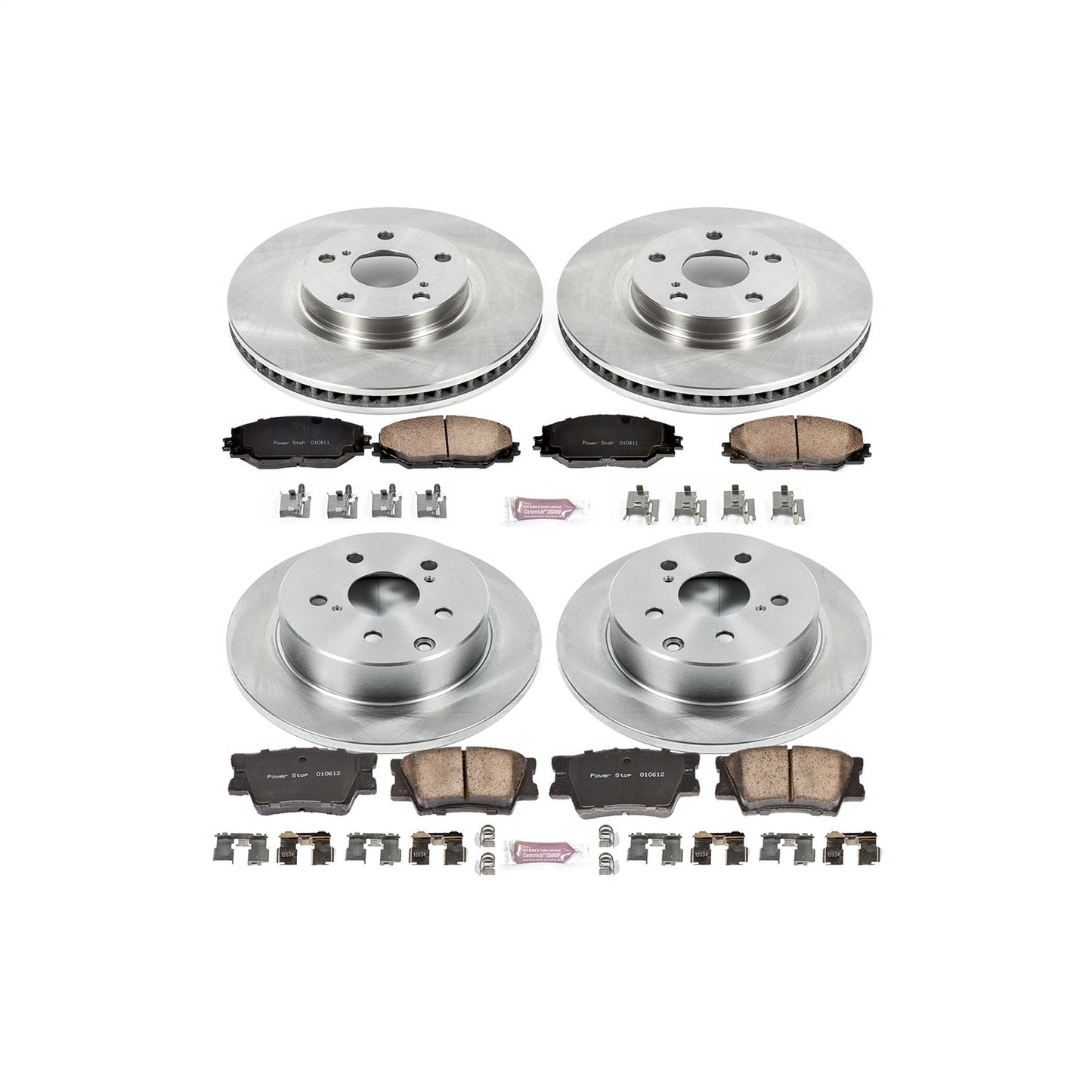 PowerStop 06-18 Toyota RAV4 Front & Rear Autospecialty Brake Kit (KOE4101)