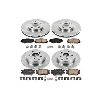 PowerStop 06-18 Toyota RAV4 Front & Rear Autospecialty Brake Kit (KOE4101)