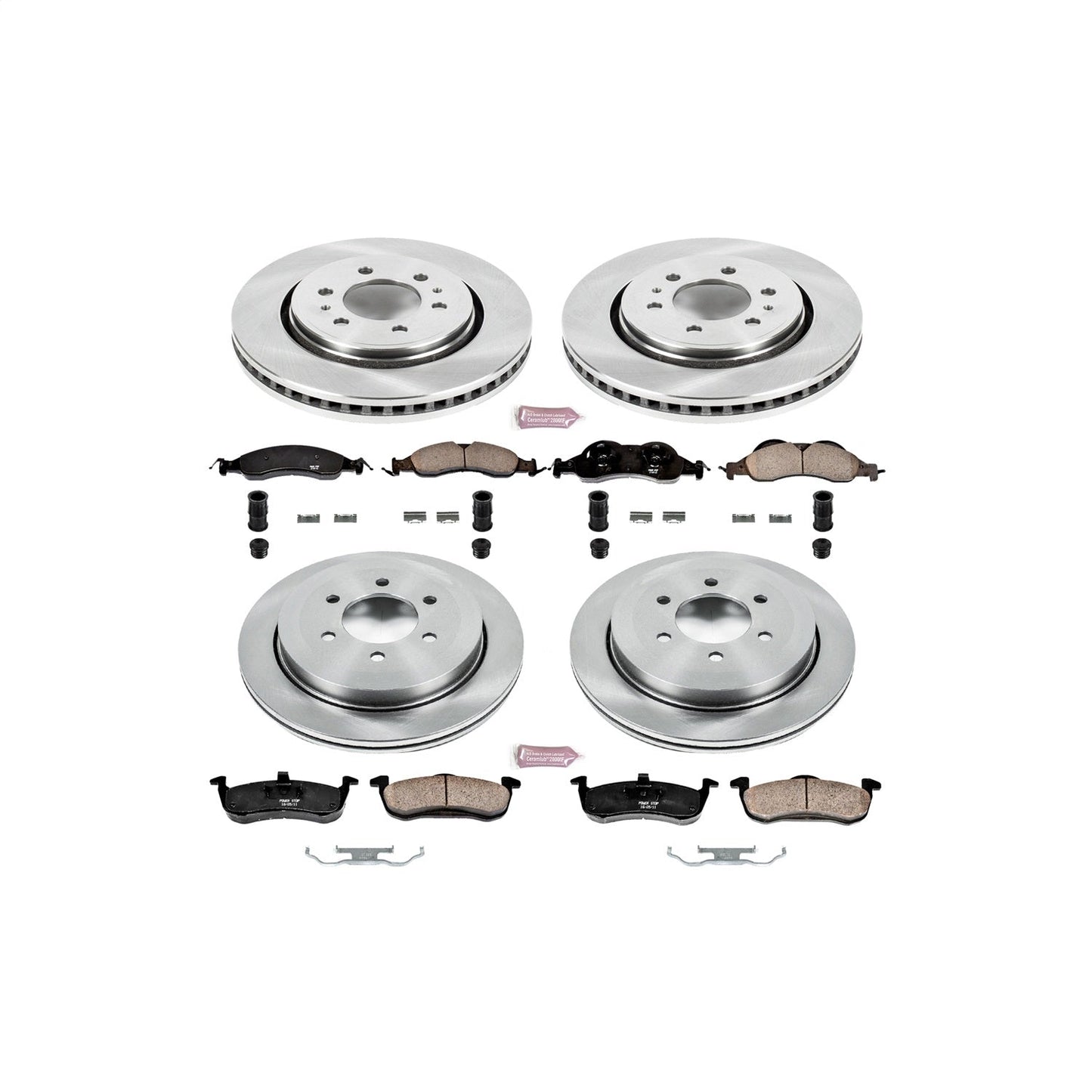 PowerStop 07-09 Ford Expedition Front & Rear Autospecialty Brake Kit (KOE4109)