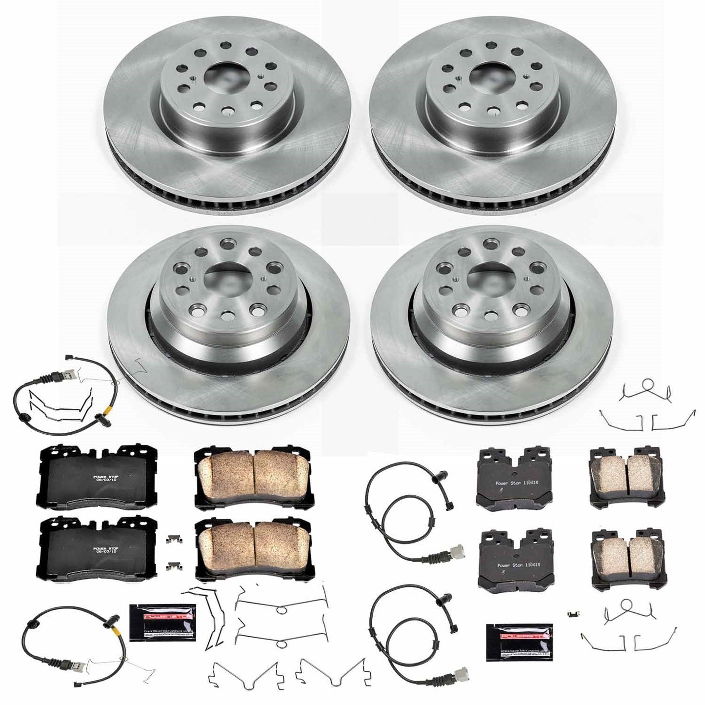 PowerStop 07-09 Lexus LS460 Front & Rear Autospecialty Brake Kit (KOE4111)