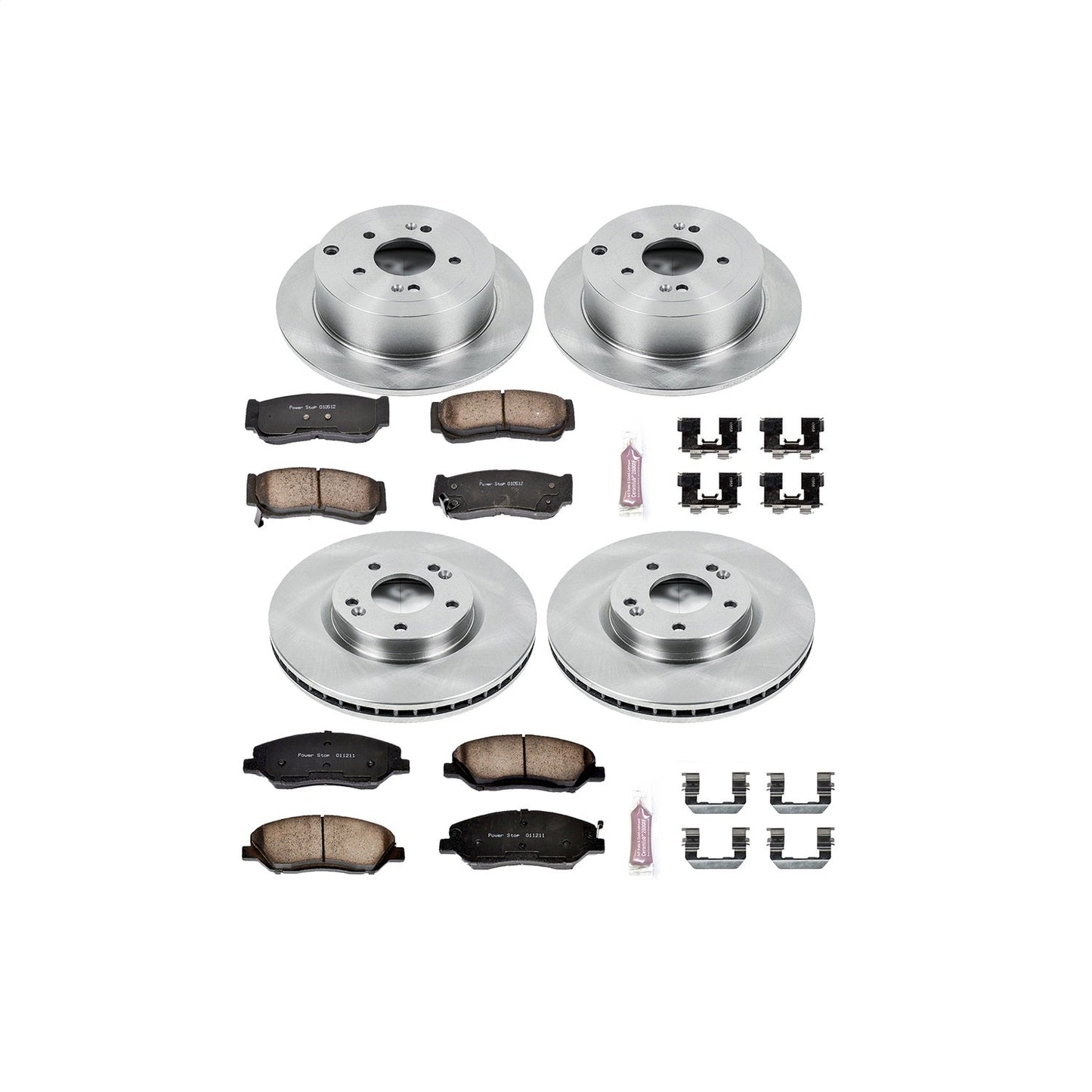 PowerStop 07-09 Hyundai Santa Fe Front & Rear Autospecialty Brake Kit (KOE4116)