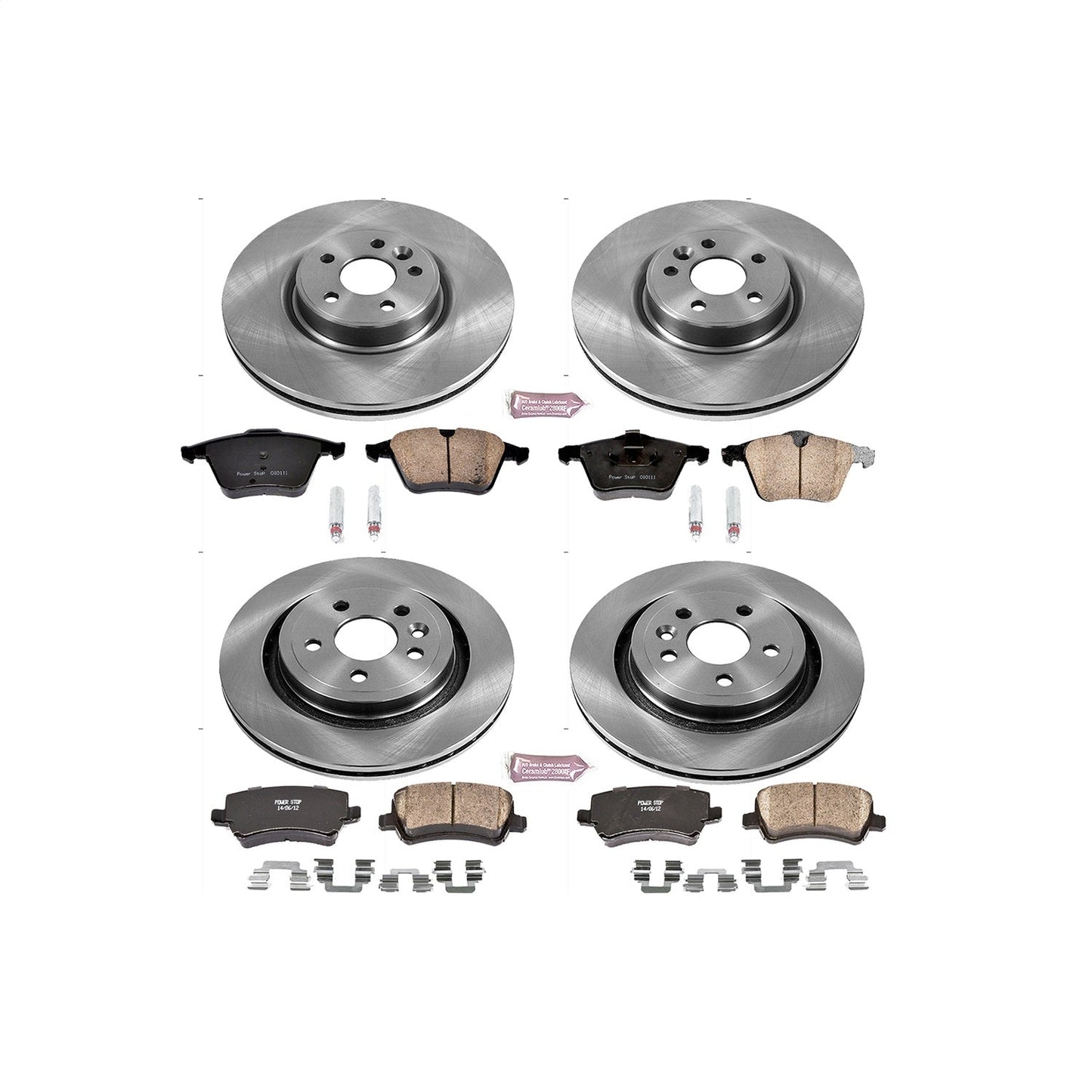 PowerStop 15-18 Volvo S60 Front & Rear Autospecialty Brake Kit (KOE4118)