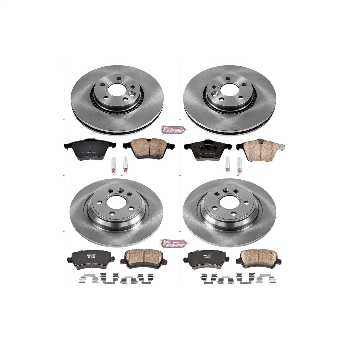 PowerStop 17-18 Volvo S60 Front & Rear Autospecialty Brake Kit (KOE4121)
