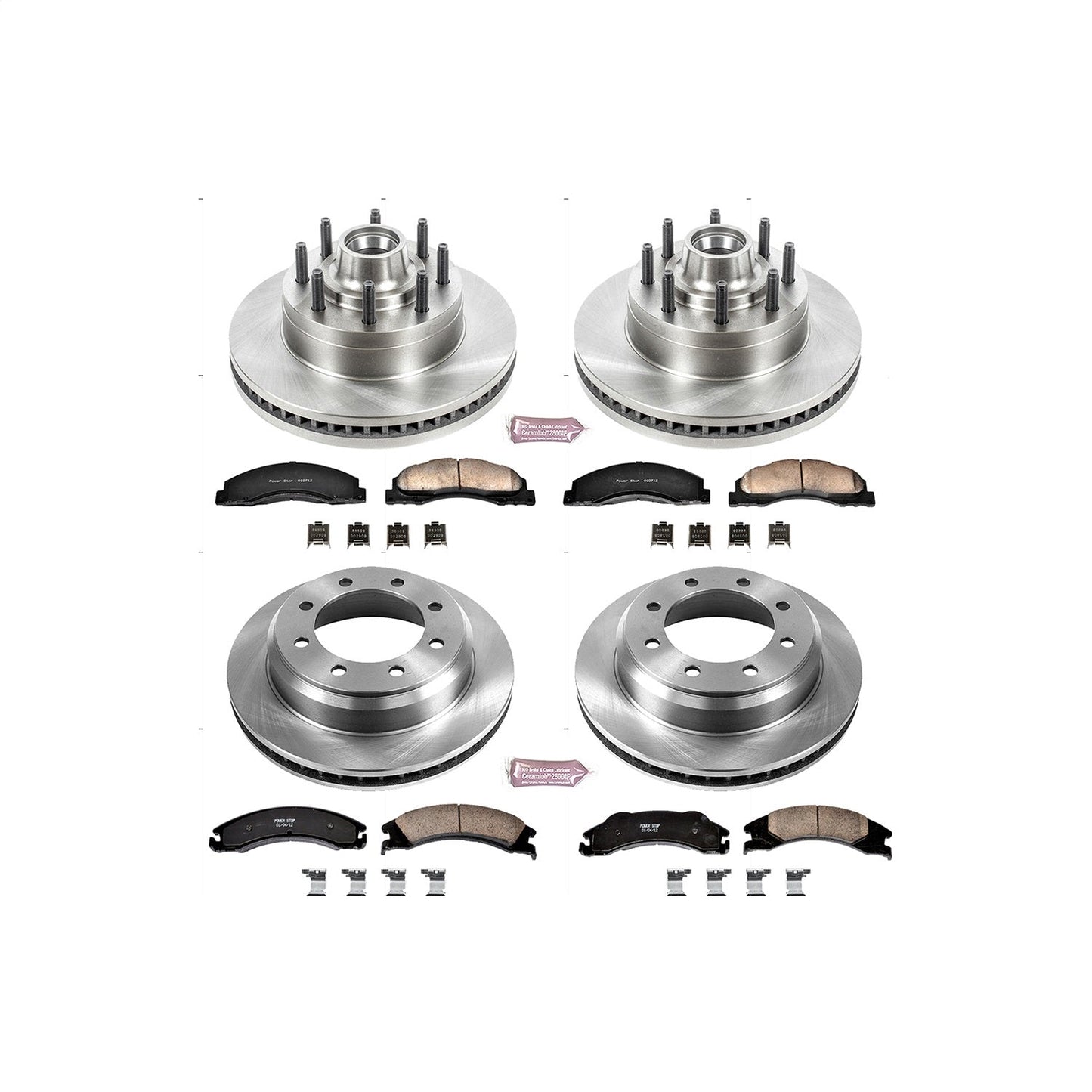 PowerStop 08-14 Ford E-150 Front & Rear Autospecialty Brake Kit (KOE4131)