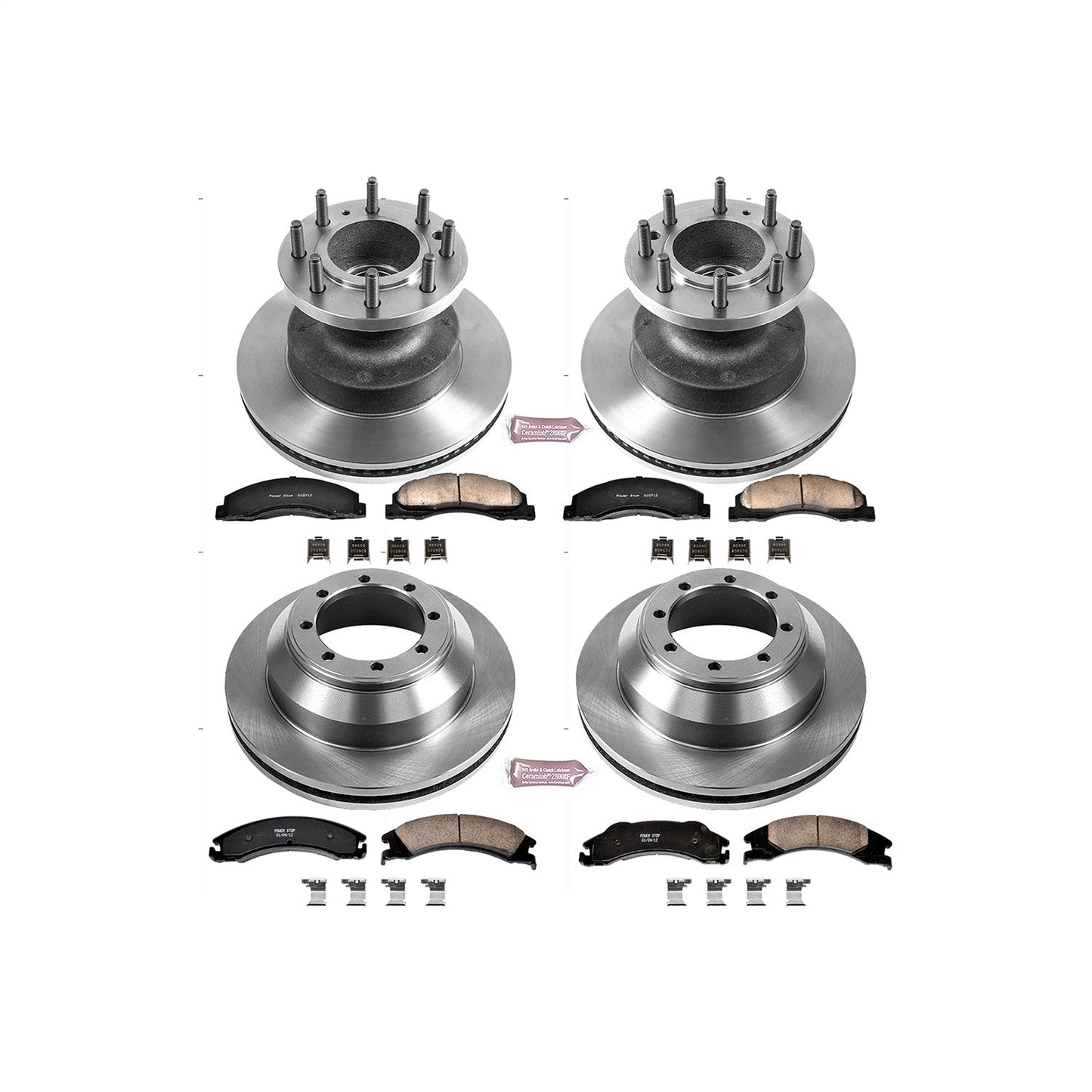 PowerStop 17-18 Ford E-450 Super Duty Front & Rear Autospecialty Brake Kit (KOE4132)