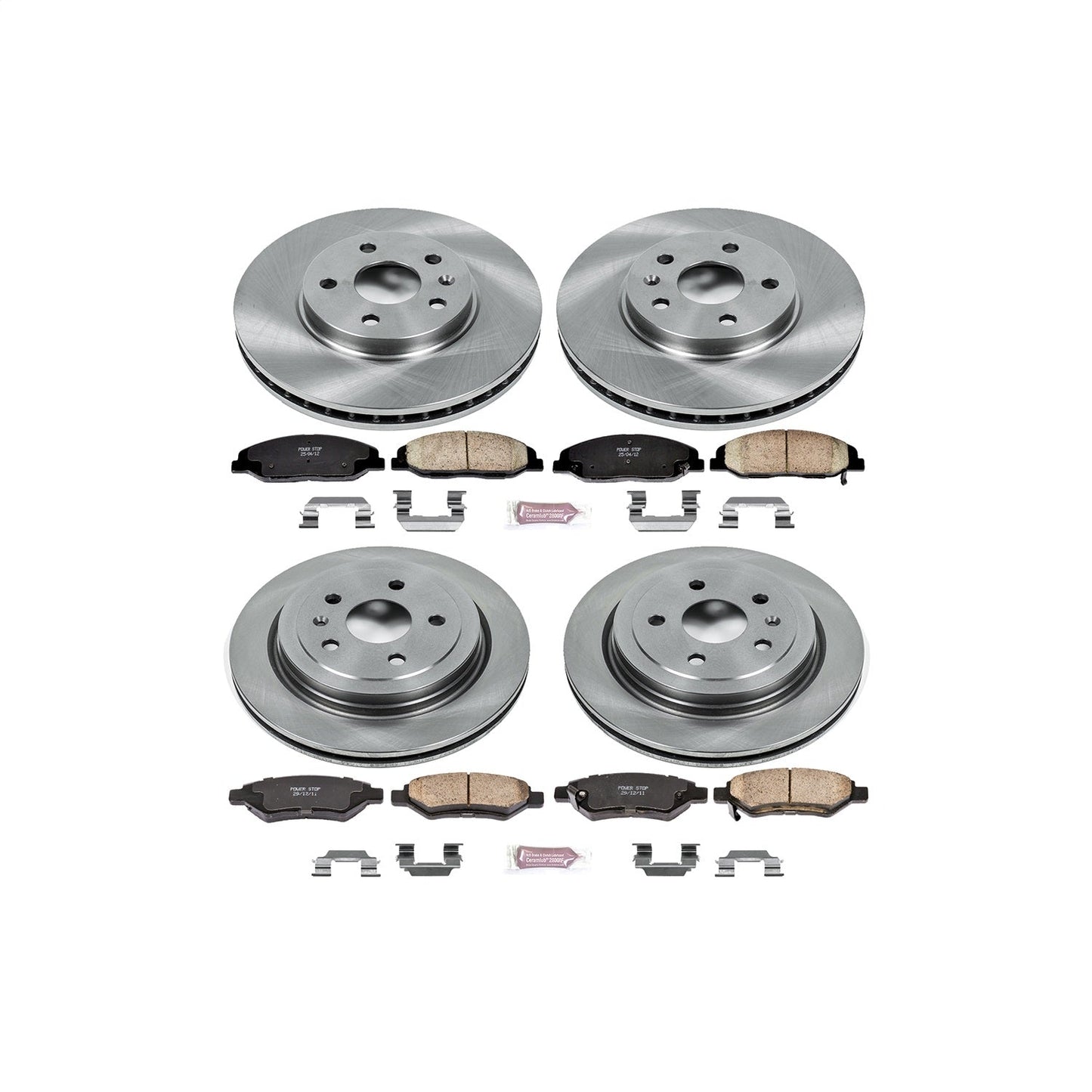 PowerStop 08-14 Cadillac CTS Front & Rear Autospecialty Brake Kit (KOE4134)