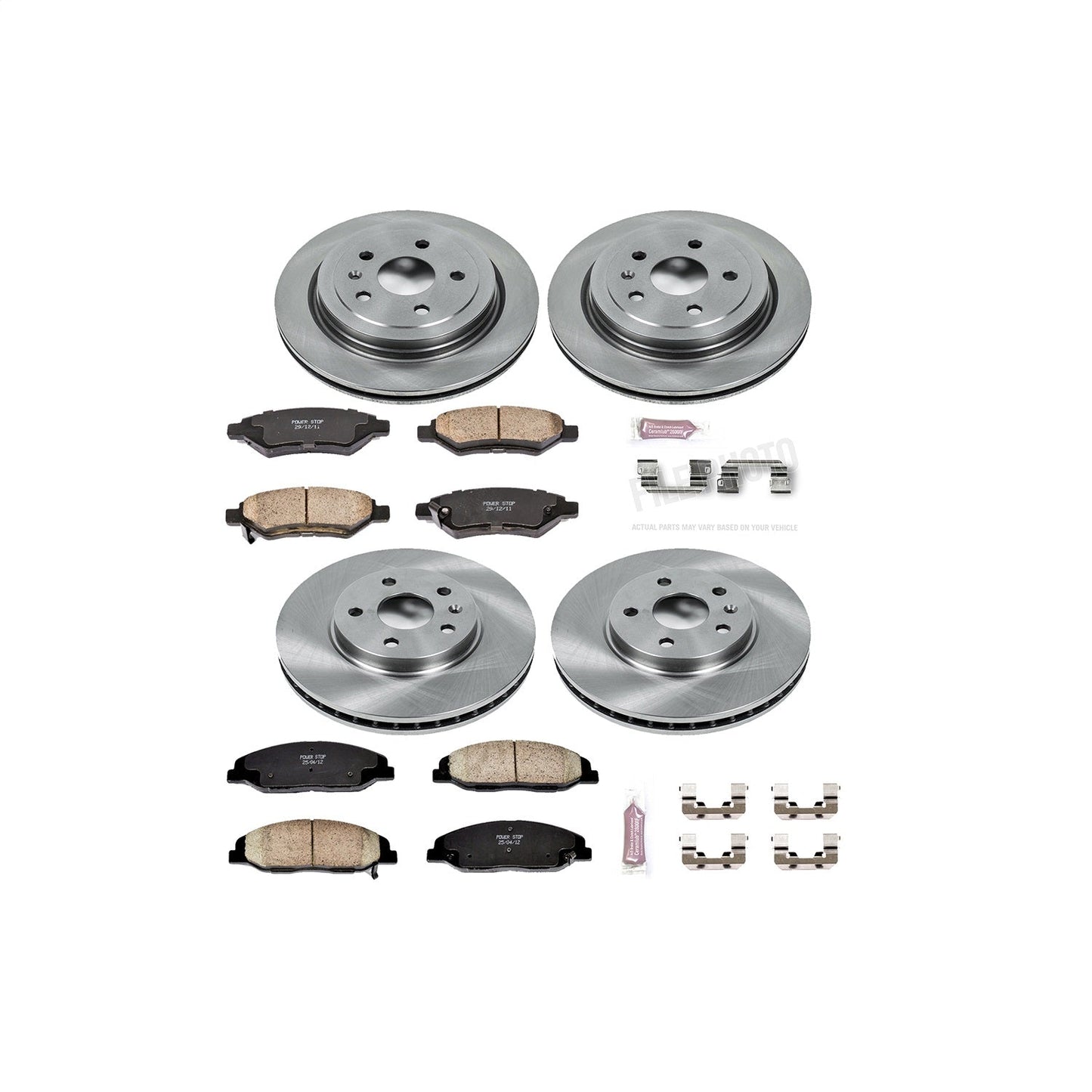 PowerStop 08-14 Cadillac CTS Front & Rear Autospecialty Brake Kit (KOE4135)