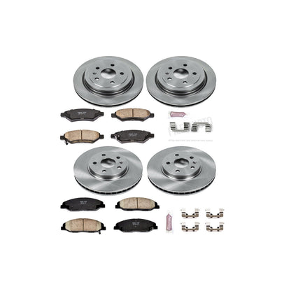 PowerStop 08-14 Cadillac CTS Front & Rear Autospecialty Brake Kit (KOE4135)