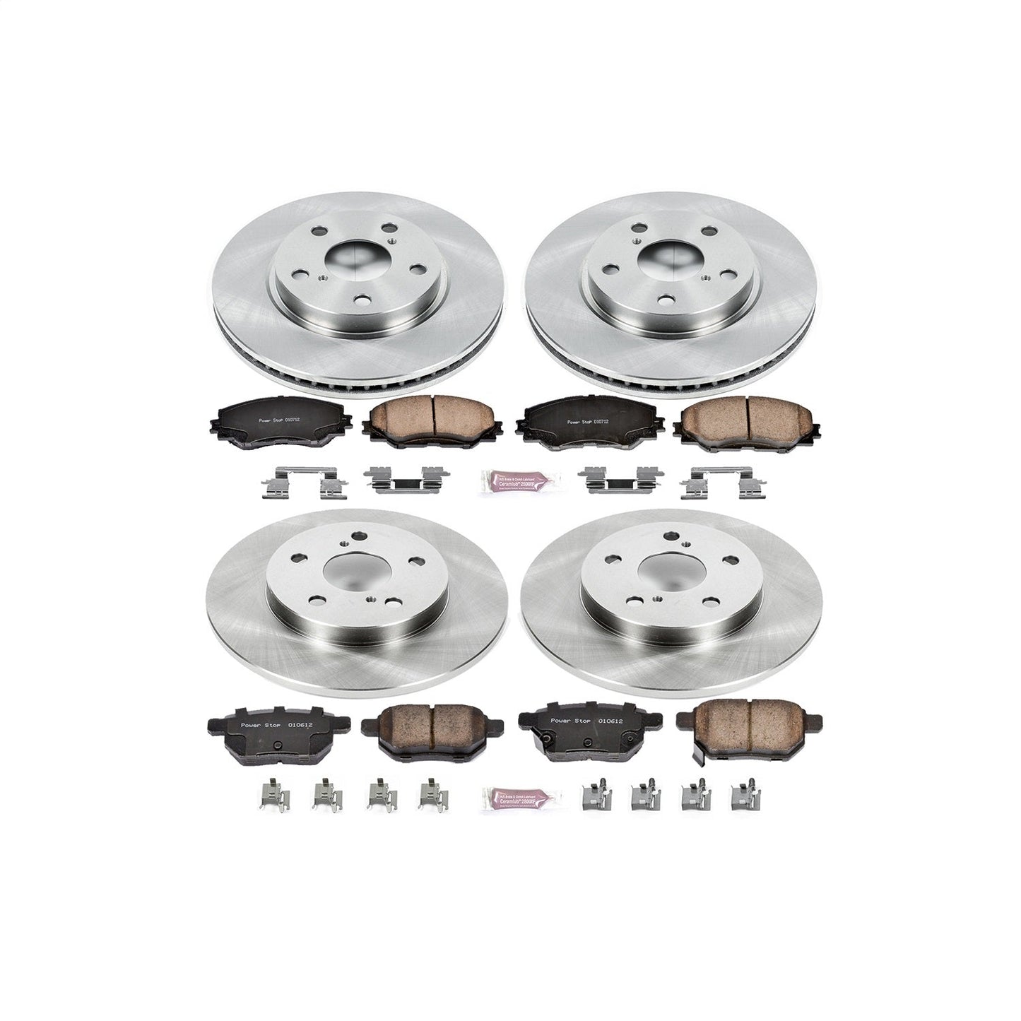 PowerStop 08-15 Scion xB Front & Rear Autospecialty Brake Kit (KOE4141)
