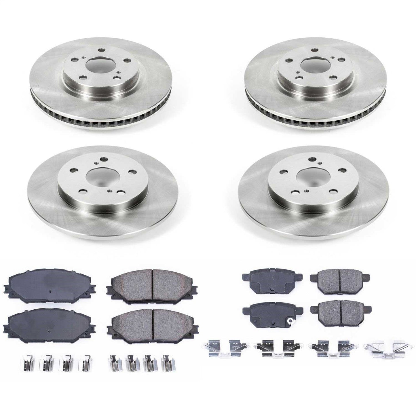 PowerStop 09-10 Pontiac Vibe Front & Rear Autospecialty Brake Kit (KOE4142)