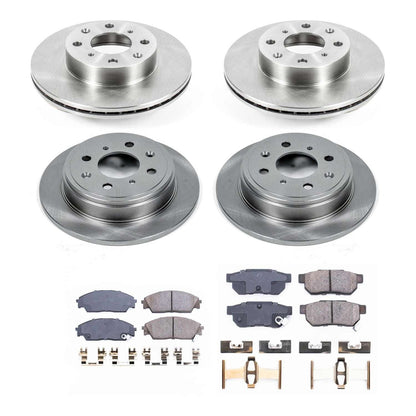 PowerStop 88-90 Honda Prelude Front & Rear Autospecialty Brake Kit (KOE4217)