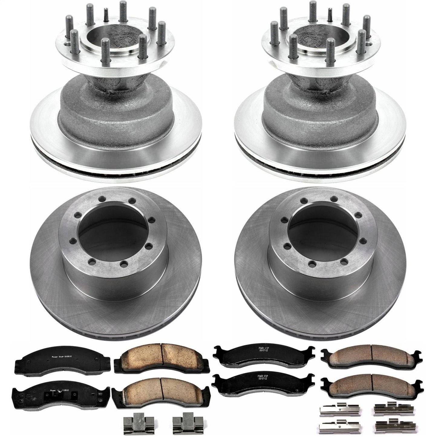 PowerStop 01-02 Ford E-450 Econoline Super Duty Front & Rear Autospecialty Brake Kit (KOE4233)