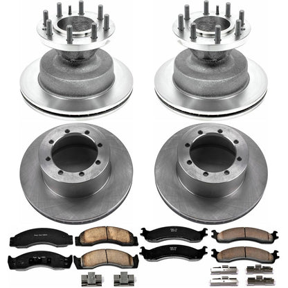 PowerStop 01-02 Ford E-450 Econoline Super Duty Front & Rear Autospecialty Brake Kit (KOE4233)