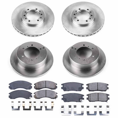 PowerStop 91-96 Mitsubishi Montero Front & Rear Autospecialty Brake Kit (KOE4305)