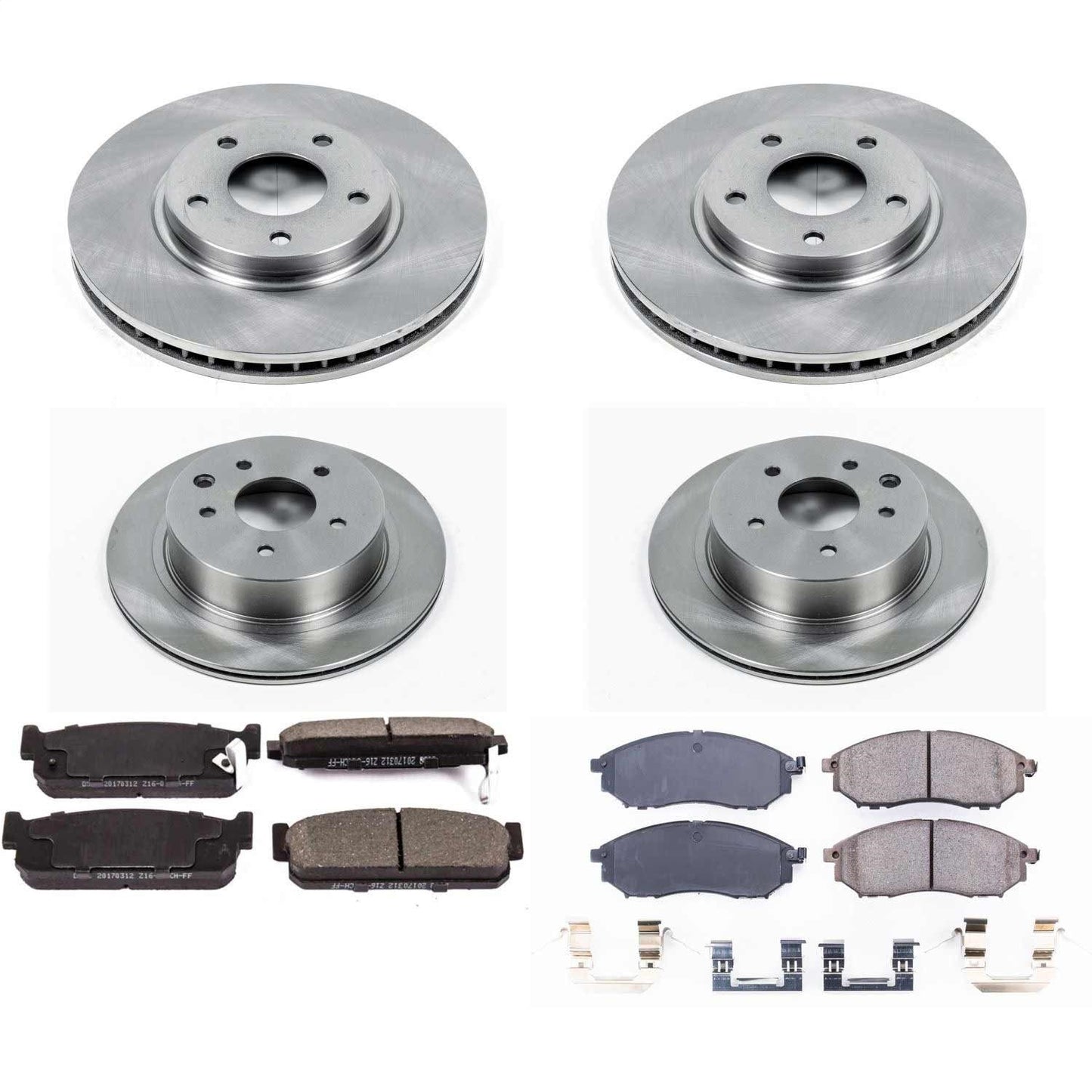 PowerStop 03-04 Infiniti M45 Front & Rear Autospecialty Brake Kit (KOE4313)