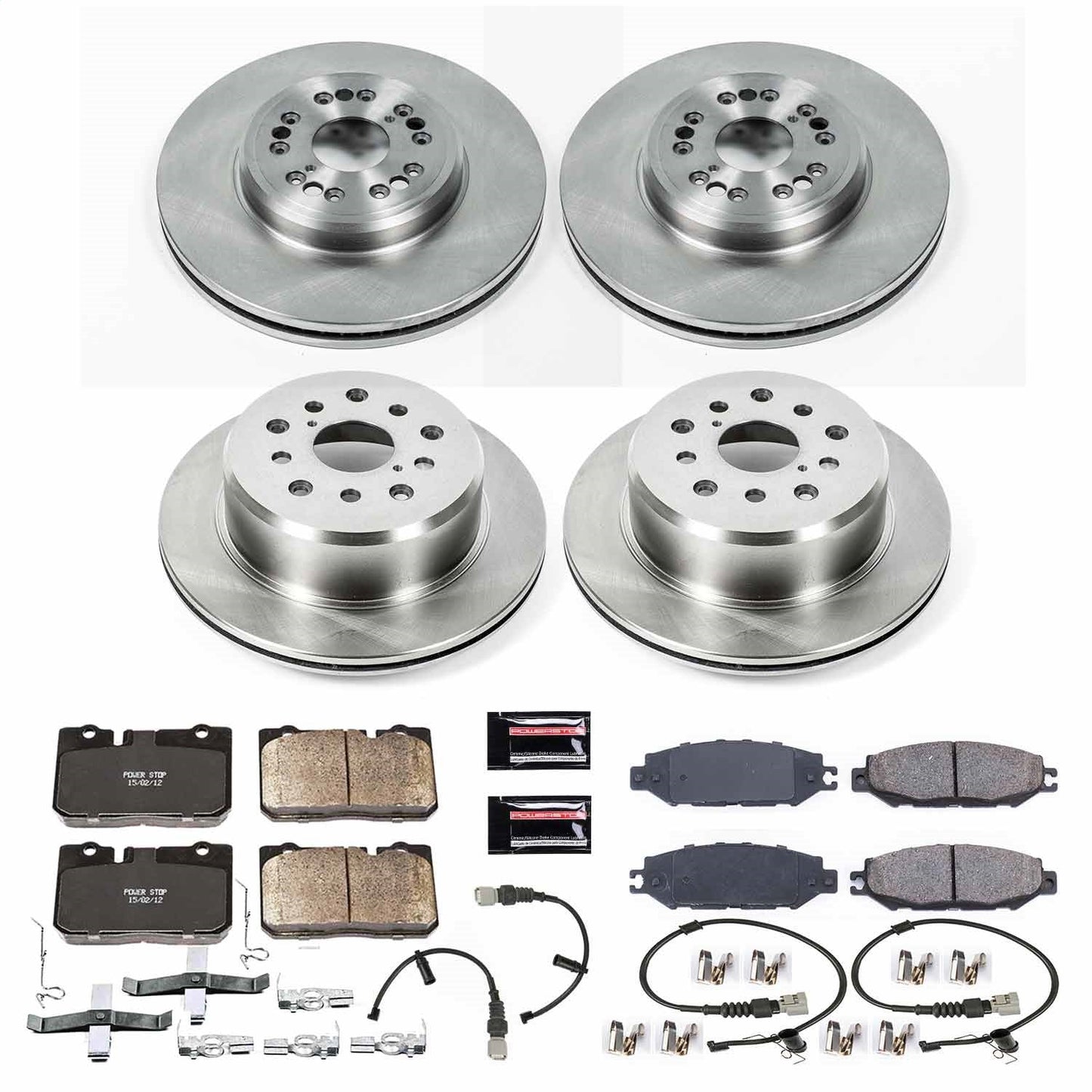 PowerStop 95-00 Lexus LS400 Front & Rear Autospecialty Brake Kit (KOE4337)