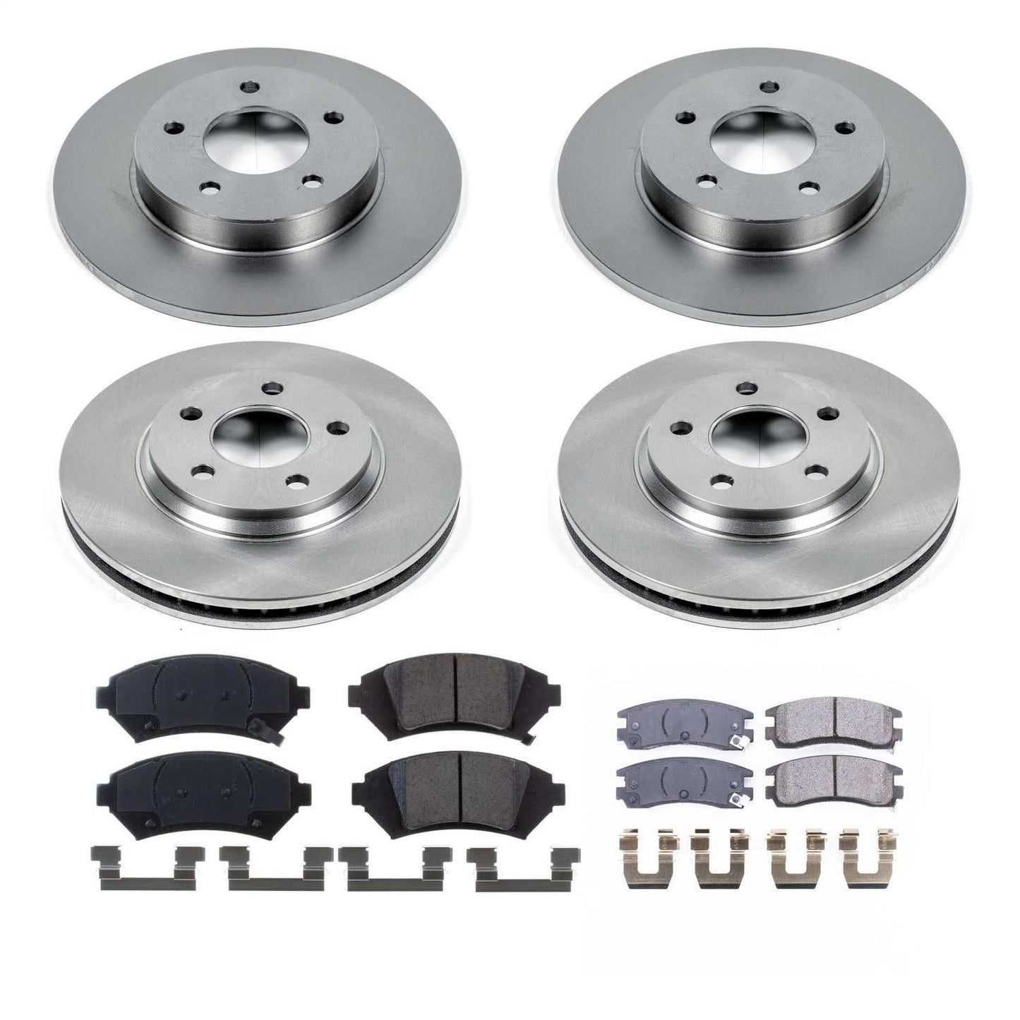 PowerStop 2005 Buick LeSabre Front & Rear Autospecialty Brake Kit (KOE4379)