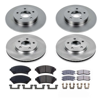 PowerStop 2005 Buick LeSabre Front & Rear Autospecialty Brake Kit (KOE4379)
