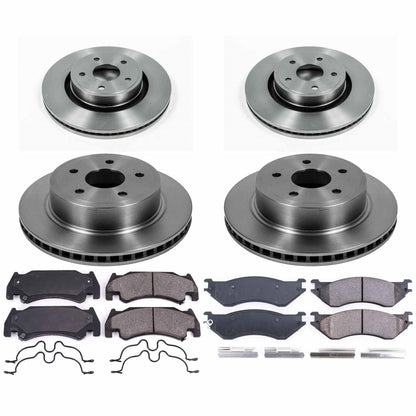 PowerStop 05-06 Dodge Ram 1500 Front & Rear Autospecialty Brake Kit (KOE4386)
