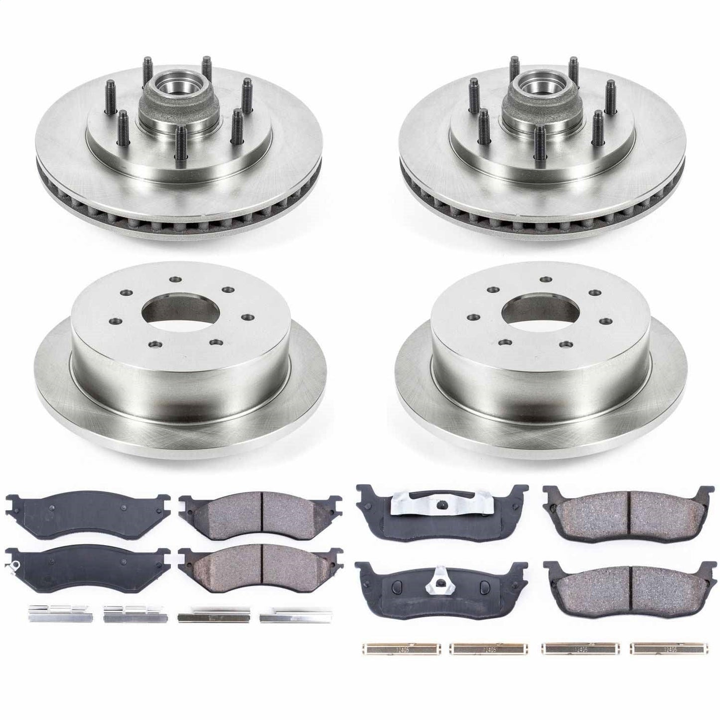 PowerStop 00-01 Ford F-150 Front & Rear Autospecialty Brake Kit (KOE4390)