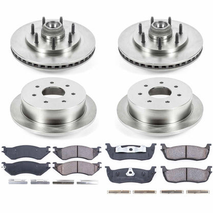 PowerStop 00-01 Ford F-150 Front & Rear Autospecialty Brake Kit (KOE4390)