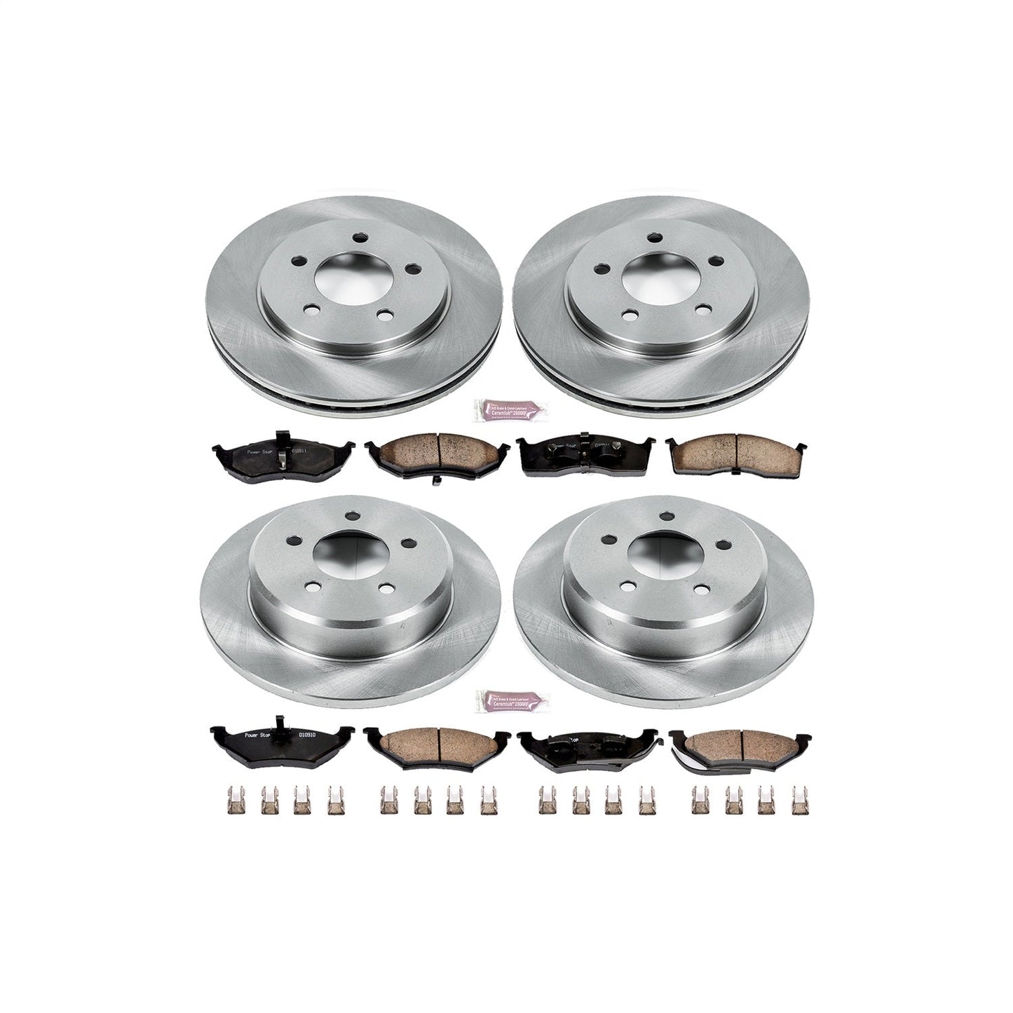 PowerStop 97-99 Chrysler Town & Country Front & Rear Autospecialty Brake Kit (KOE4394)