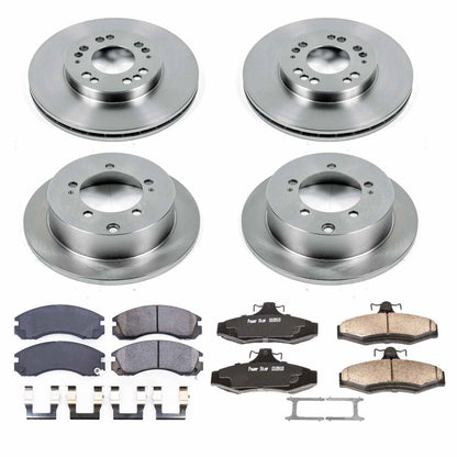 PowerStop 97-04 Mitsubishi Diamante Front & Rear Autospecialty Brake Kit (KOE4396)