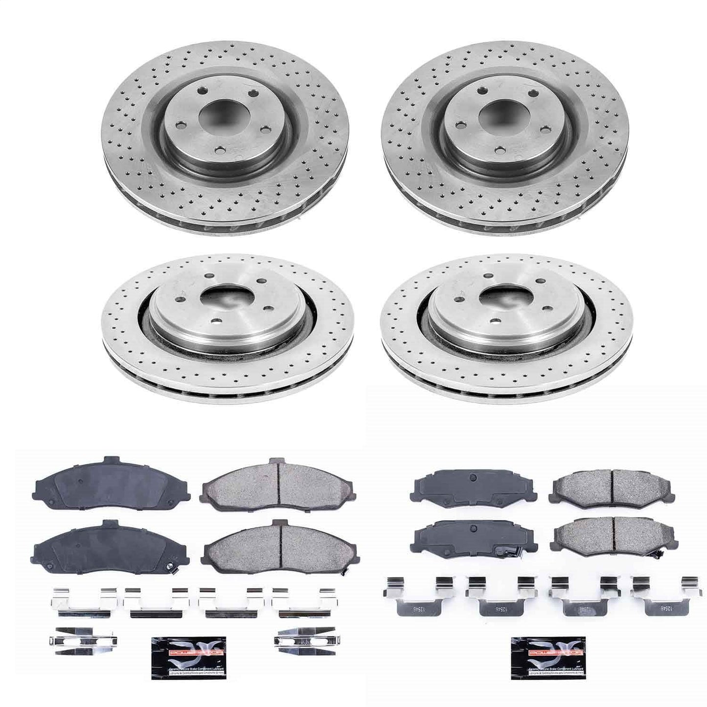 PowerStop 06-09 Cadillac XLR Front & Rear Autospecialty Brake Kit (KOE4400)