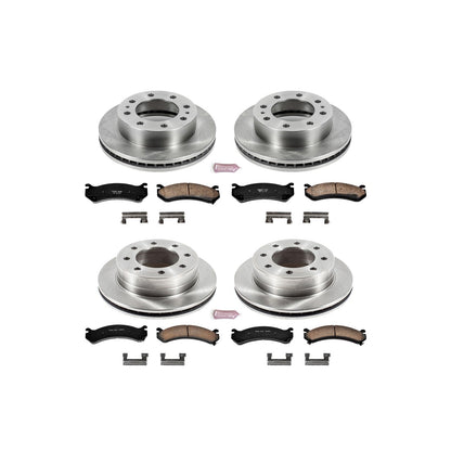 PowerStop 2004 Chevrolet Silverado 2500 HD Front & Rear Autospecialty Brake Kit (KOE4423)