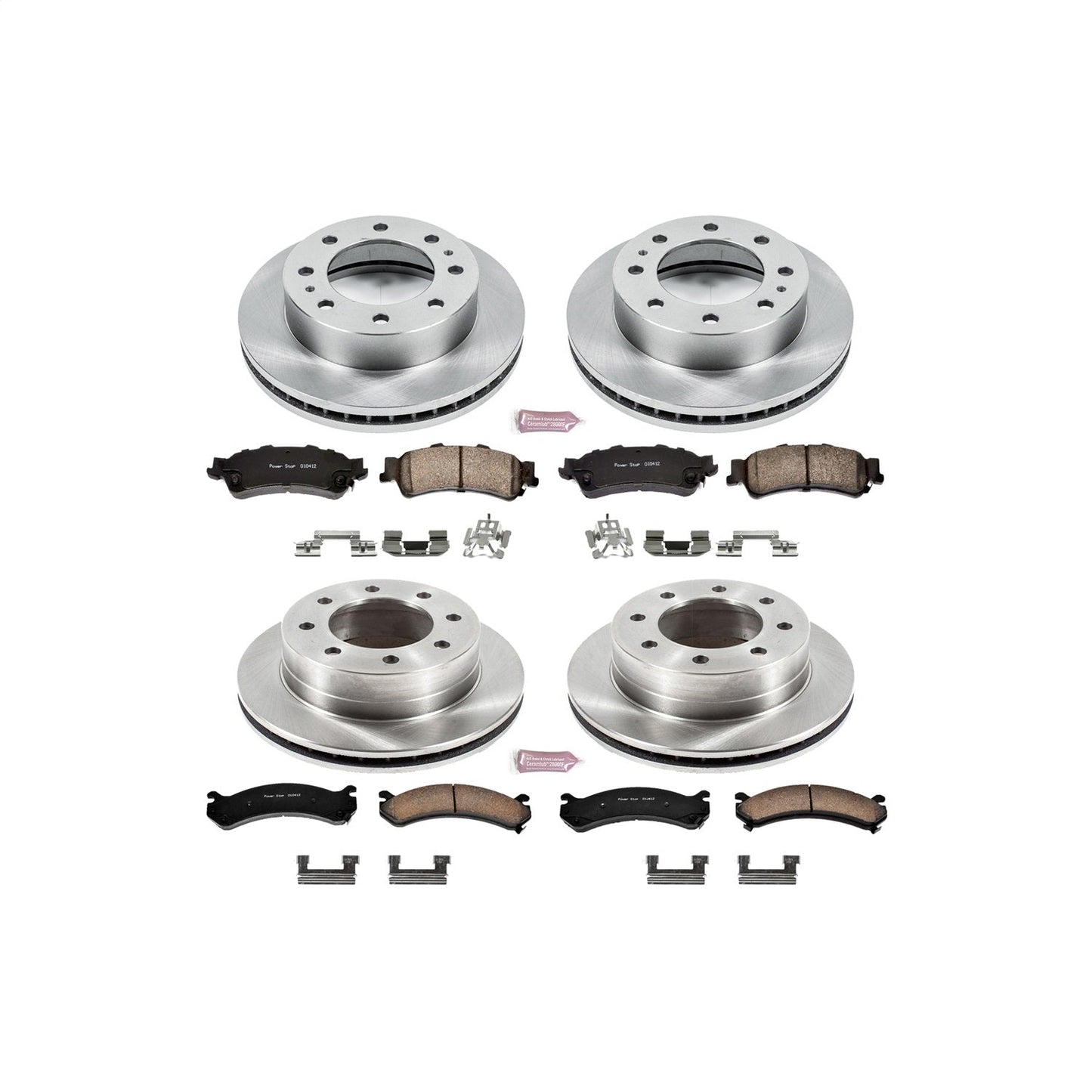 PowerStop 2003 Chevrolet Silverado 1500 HD Front & Rear Autospecialty Brake Kit (KOE4426)