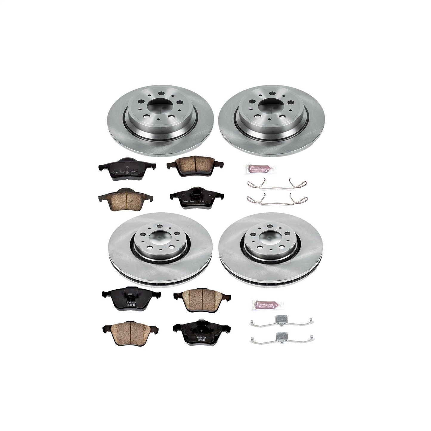 PowerStop 08-09 Volvo S60 Front & Rear Autospecialty Brake Kit (KOE4432)