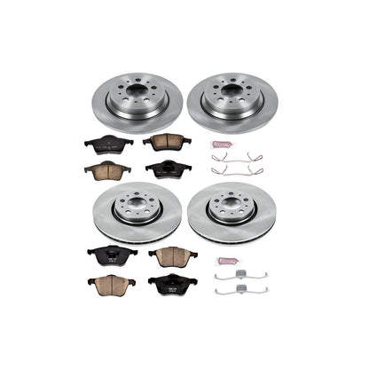 PowerStop 08-09 Volvo S60 Front & Rear Autospecialty Brake Kit (KOE4432)